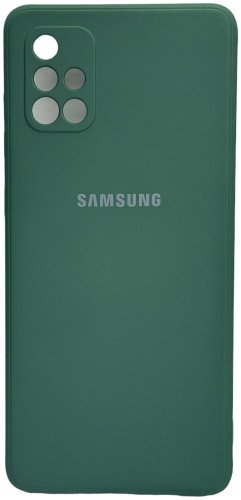 Чехол Для Samsung Galaxy A71 темно-зеленый купить,810