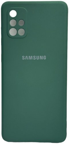Чехол Для Samsung Galaxy A71 темно-зеленый купить,810