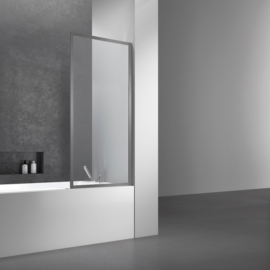 Душевая шторка Vincea VSB-41700CLGM неподвижная, универсальная