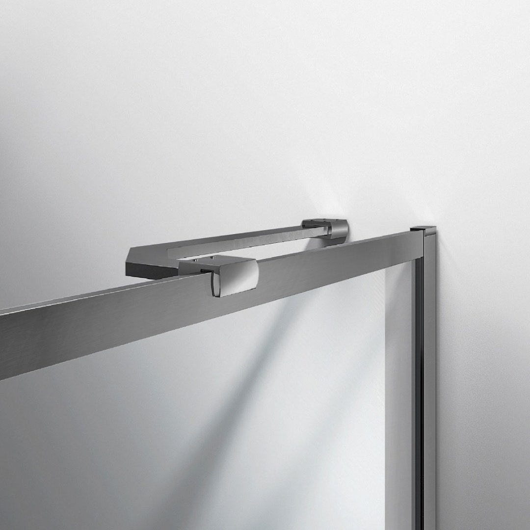 Душевая шторка Vincea VSB-41700CLGM неподвижная, универсальная