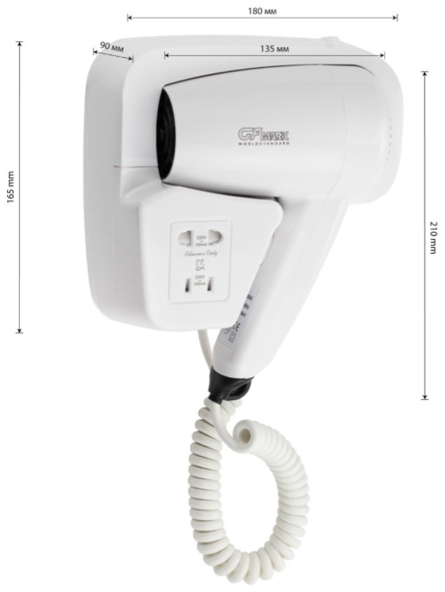 GFmark 6810 фен 1200 Вт купить,NaN