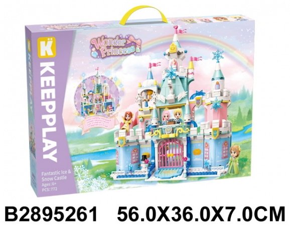 Конструктор замок с фигурками, деталей 772 шт купить,NaN