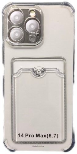 Чехол OEM для Apple iPhone 14 Pro Max темно-прозрачный - ForteMarket Чехол OEM для Apple iPhone 14 Pro Max темно-прозрачный купить,360
