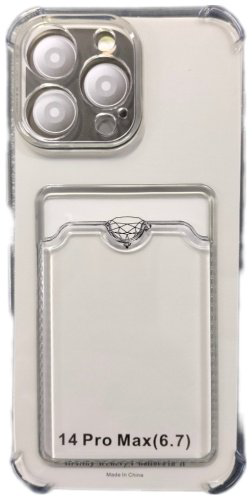 Чехол OEM для Apple iPhone 14 Pro Max темно-прозрачный - ForteMarket Чехол OEM для Apple iPhone 14 Pro Max темно-прозрачный купить,360