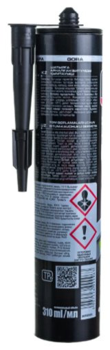 Герметик TITAN для кровли, цвет черный 310 мл