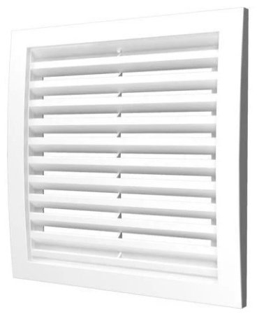 Решетка вентиляционная ЭРА 200х200х20 мм, пластик