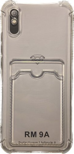 Чехол G-Case для Xiaomi Redmi 9a темно-прозрачный купить,360