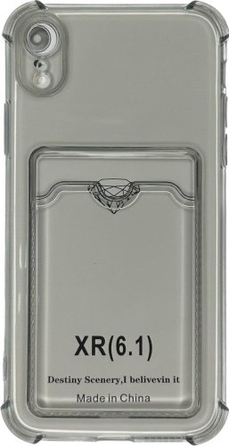 Чехол G-Case для Apple iPhone Xr темно-прозрачный купить,499