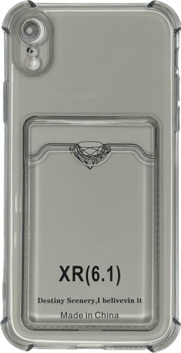 Чехол G-Case для Apple iPhone Xr темно-прозрачный купить,499