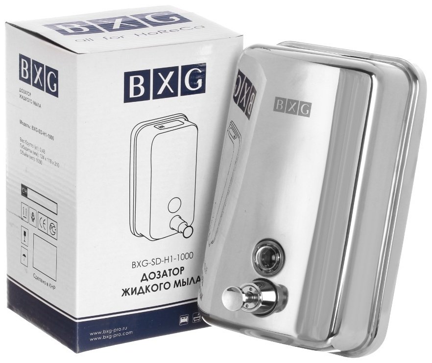 Диспенсер для жидкого мыла BXG SD-H1-1000