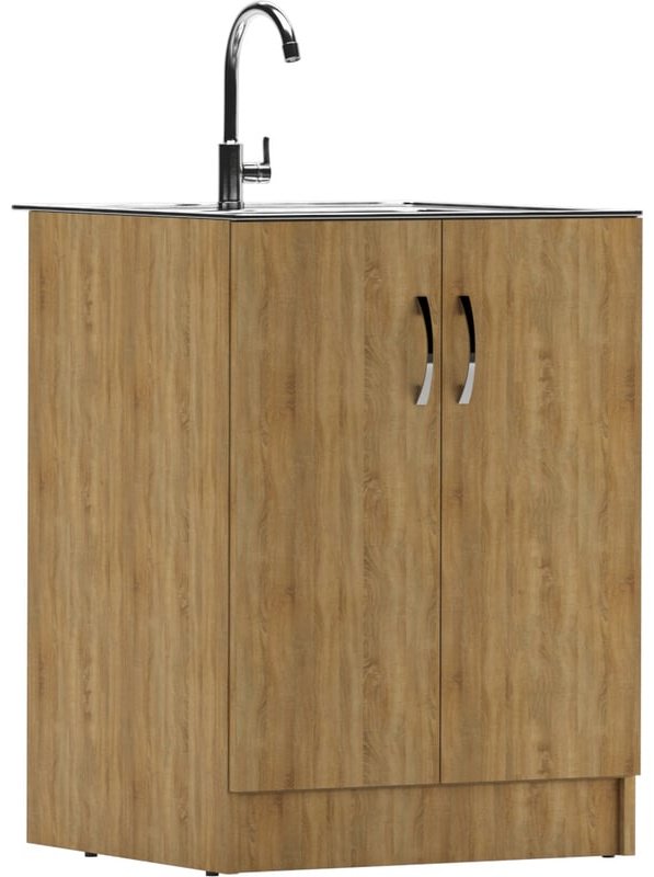Кухонный шкаф Kabinka.kz Байтерек 60x54.6x82см коричневый купить,78590