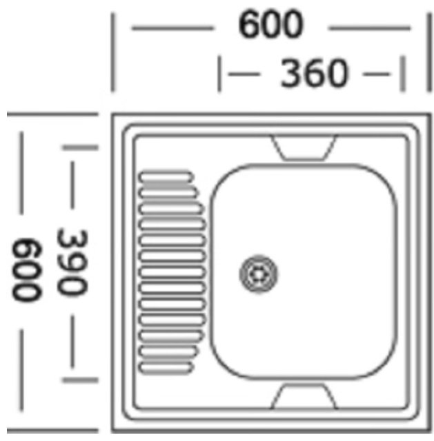 Кухонный шкаф Kabinka.kz Байтерек 60x54.6x82см коричневый купить,78590