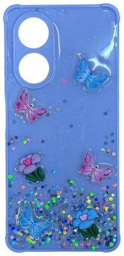Чехол Для OPPO A58 сиреневый купить,1070