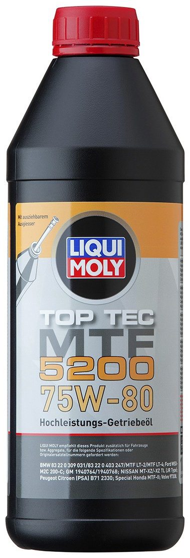 LIQUI MOLY Top Tec MTF 5200 75W-80 20845 1 л купить,16200