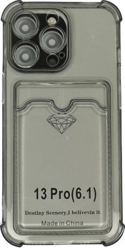 Чехол G-Case для Apple iPhone 13 Pro темно-прозрачный - ForteMarket Чехол G-Case для Apple iPhone 13 Pro темно-прозрачный купить,670