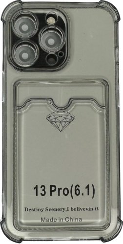 Чехол G-Case для Apple iPhone 13 Pro темно-прозрачный - ForteMarket Чехол G-Case для Apple iPhone 13 Pro темно-прозрачный купить,670