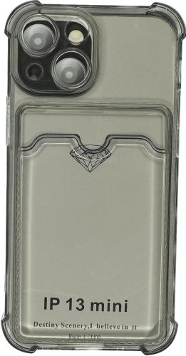 Чехол G-Case для Apple iPhone 13 Mini темно-прозрачный купить,670