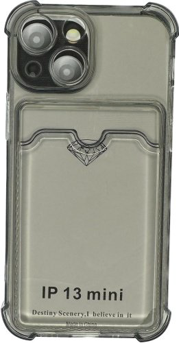 Чехол G-Case для Apple iPhone 13 Mini темно-прозрачный купить,670