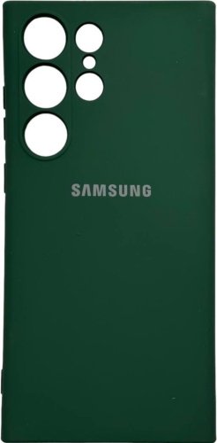 Чехол Для Samsung Galaxy S24 Ultra темно-зеленый купить,770