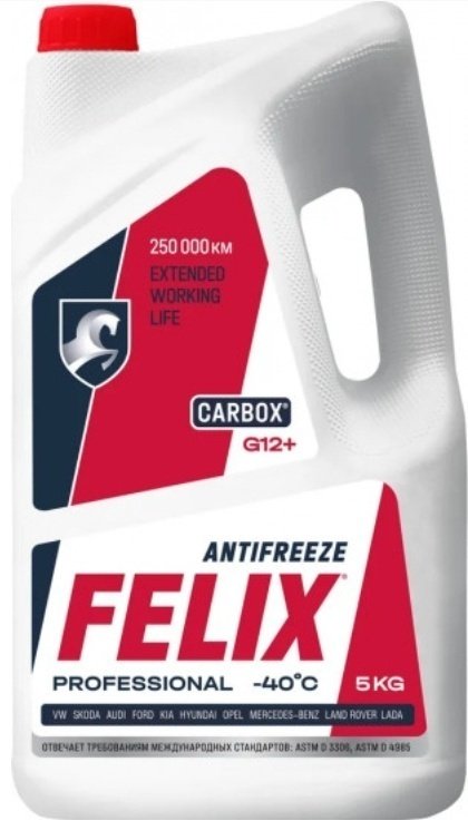 Антифриз Felix Carbox красный (розовый) G-12 5 л