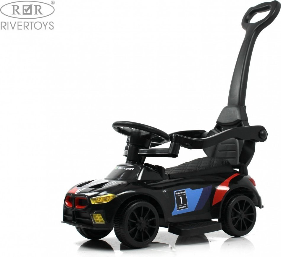 Каталка River Toys F003FF-P черный купить,NaN