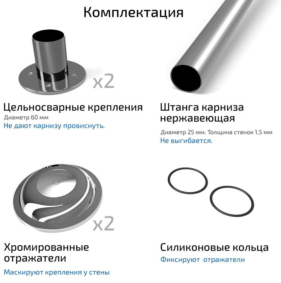 Карниз Г-образный Triton 150 см, Щ0000052838 купить,27900