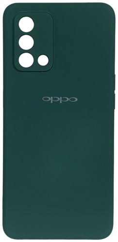 Чехол Для OPPO A74 темно-зеленый