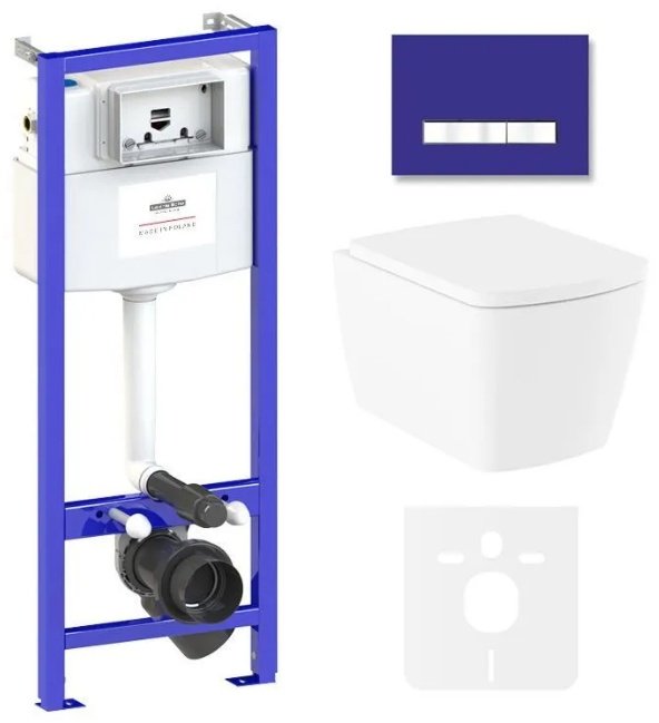 Унитаз Lavinia Boho Relfix Aveo Rimless 75110241 с инсталляцией белый