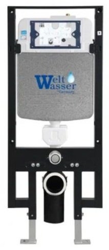 WeltWasser унитаз с инсталляцией GELBACH 041 MT-GR, санфаянс купить,NaN