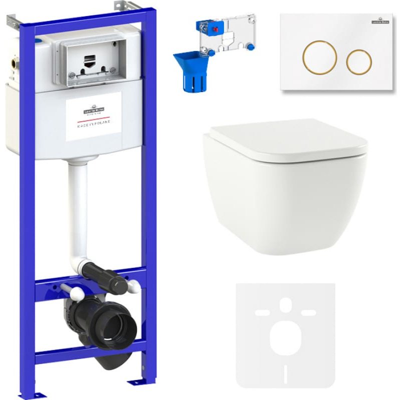 Унитаз Lavinia Boho 75110132 с инсталляцией белый