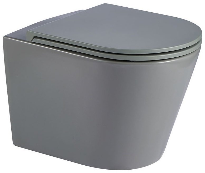 WeltWasser унитаз с инсталляцией SALZBACH 041 MT-GR, санфаянс