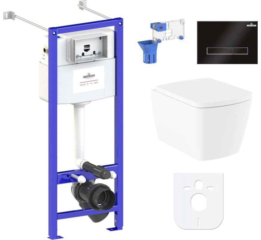 Унитаз Lavinia Boho 87050214 с инсталляцией белый