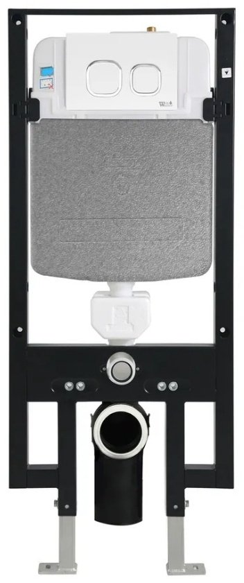 WeltWasser унитаз с инсталляцией JECKENBACH 004 GL-WT, санфаянс