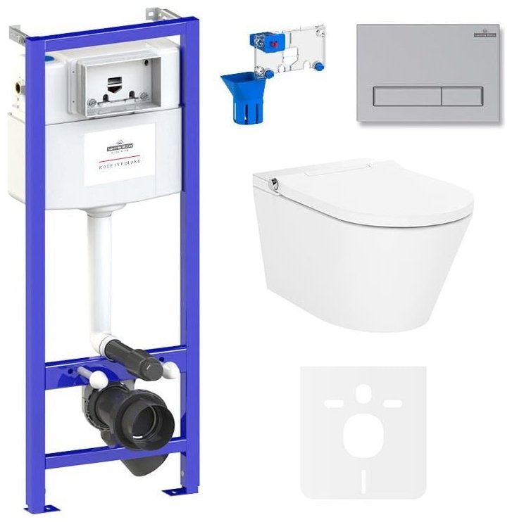 Унитаз Lavinia Boho 87561148 с инсталляцией белый