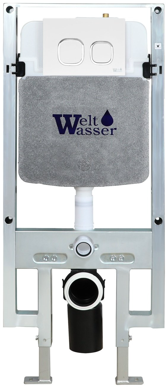 WeltWasser унитаз с инсталляцией GELBACH 041 MT-GR, санфаянс купить,NaN