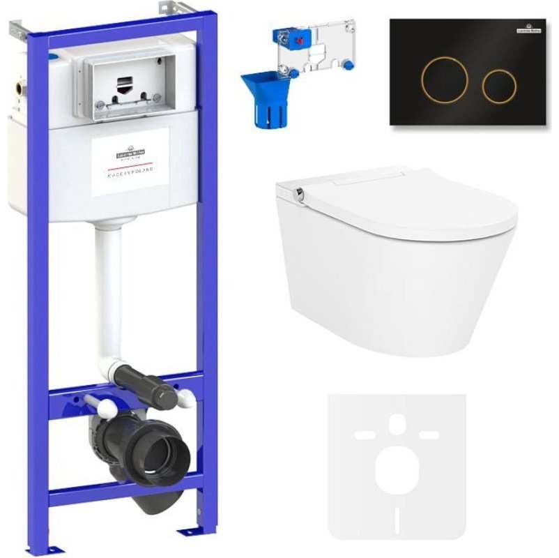 Унитаз Lavinia Boho 87561169 с инсталляцией белый