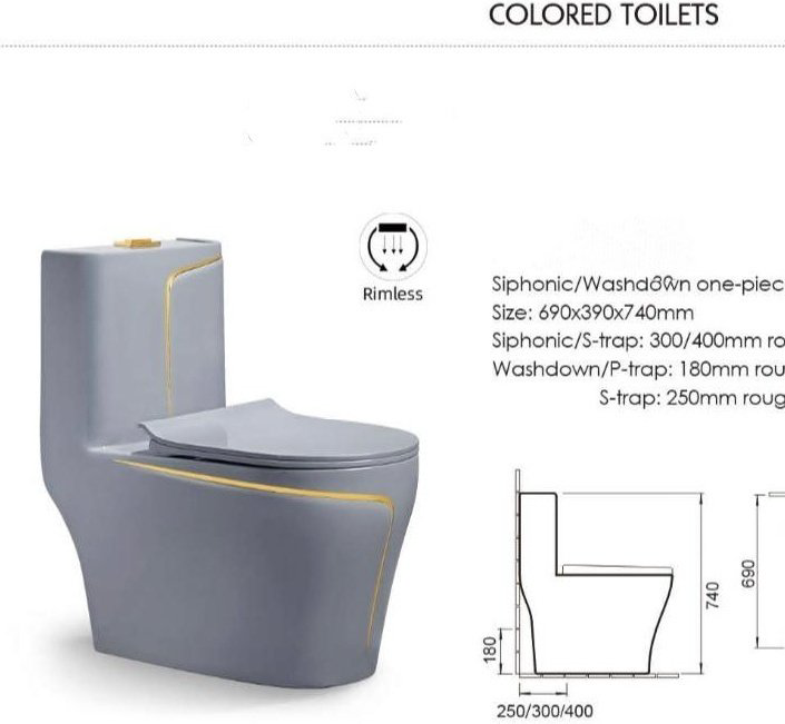 Унитаз Verita Ver-SH285GGL серый купить,NaN