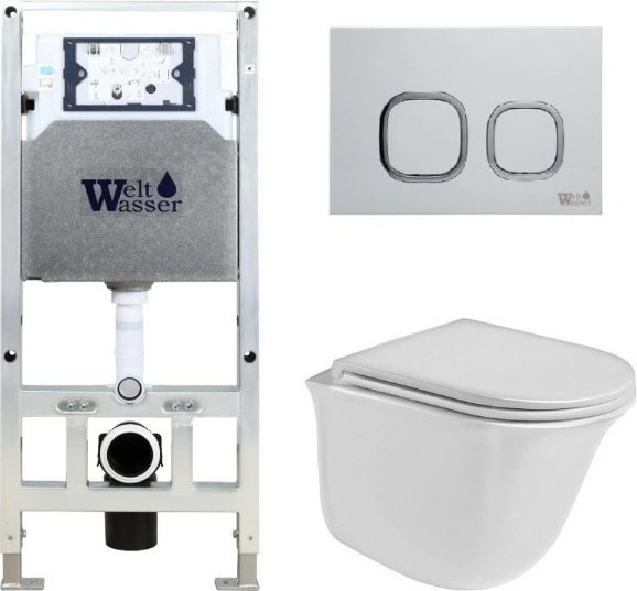 WeltWasser унитаз с инсталляцией TELBACH 004 GL-WT 506ST, санфаянс - ForteMarket WeltWasser унитаз с инсталляцией TELBACH 004 GL-WT 506ST, санфаянс купить,0