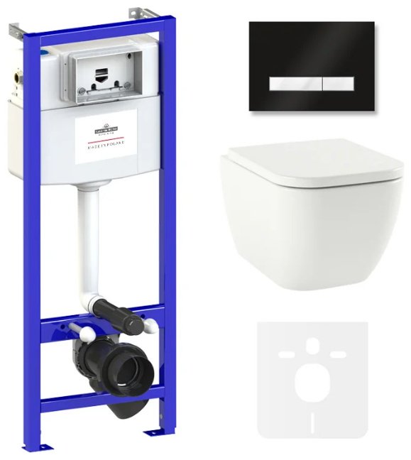 Унитаз Lavinia Boho 75110109 с инсталляцией белый