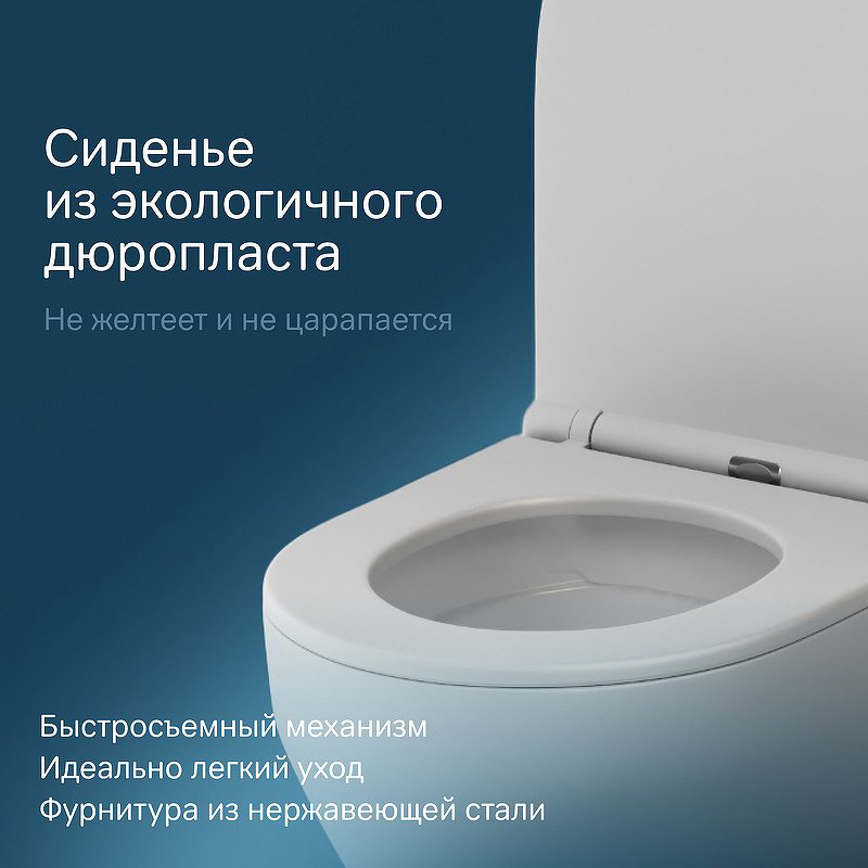 Унитаз AM.PM C701700MWSC белый купить,NaN