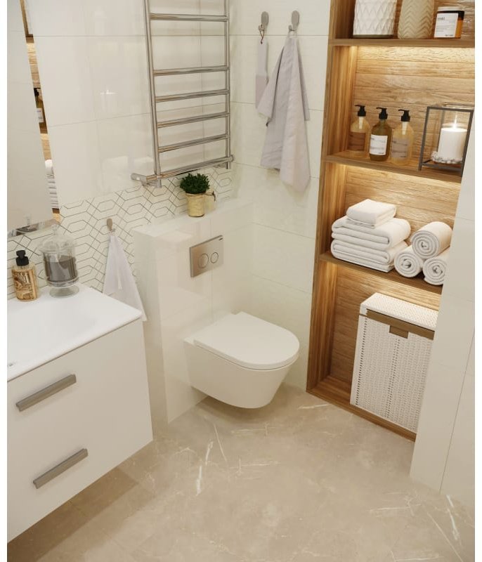 Унитаз Lavinia Boho 77040090 с инсталляцией белый