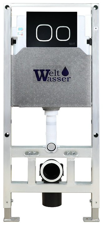 WeltWasser унитаз с инсталляцией NESENBACH 004 GL-WT, санфаянс купить,311900