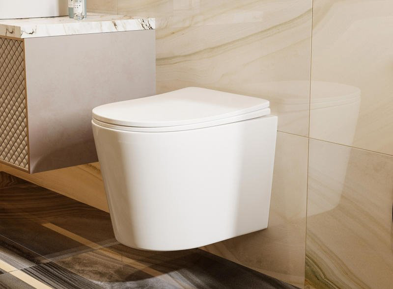 Унитаз Abber Bequem AC1102T белый купить,129400