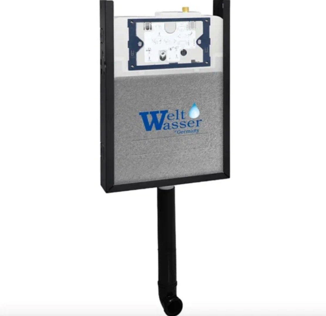 Унитаз WeltWasser 10000011791 с инсталляцией белый купить,NaN