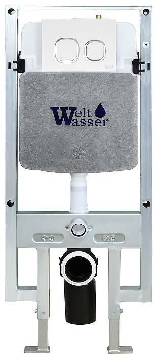Унитаз WeltWasser AS497ST24 с инсталляцией серый купить,NaN