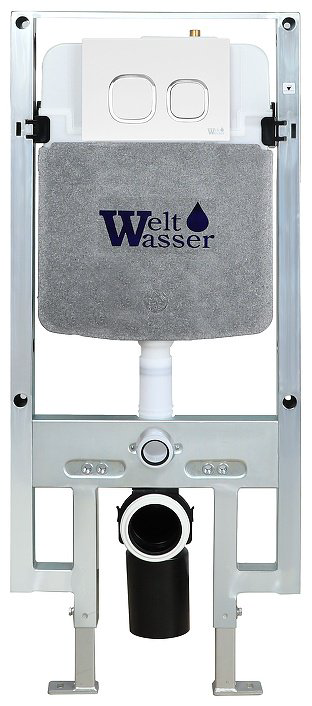 Унитаз WeltWasser AS497ST24 с инсталляцией серый купить,NaN