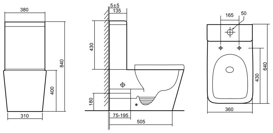 Унитаз Triton Corso CO-3006 белый купить,NaN