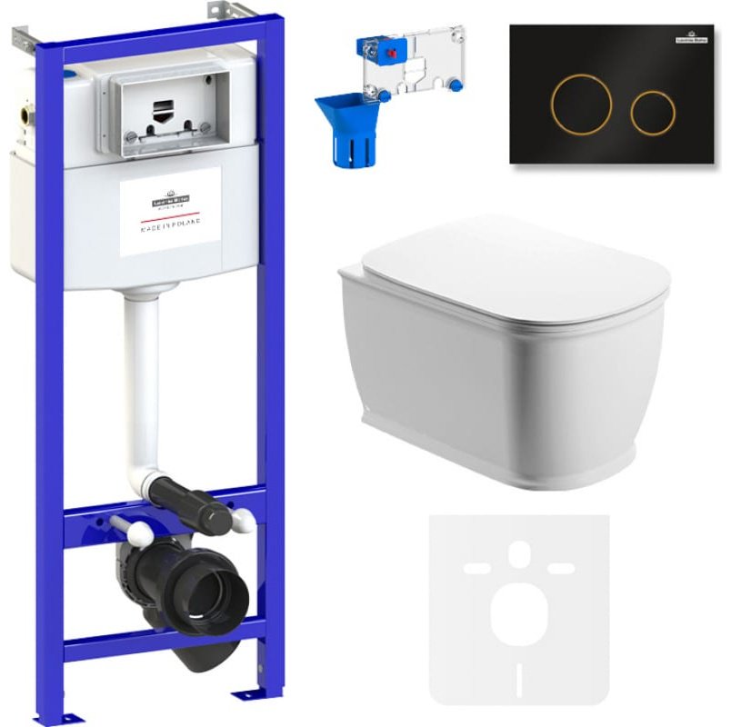 Унитаз Lavinia Boho 75110029 с инсталляцией белый