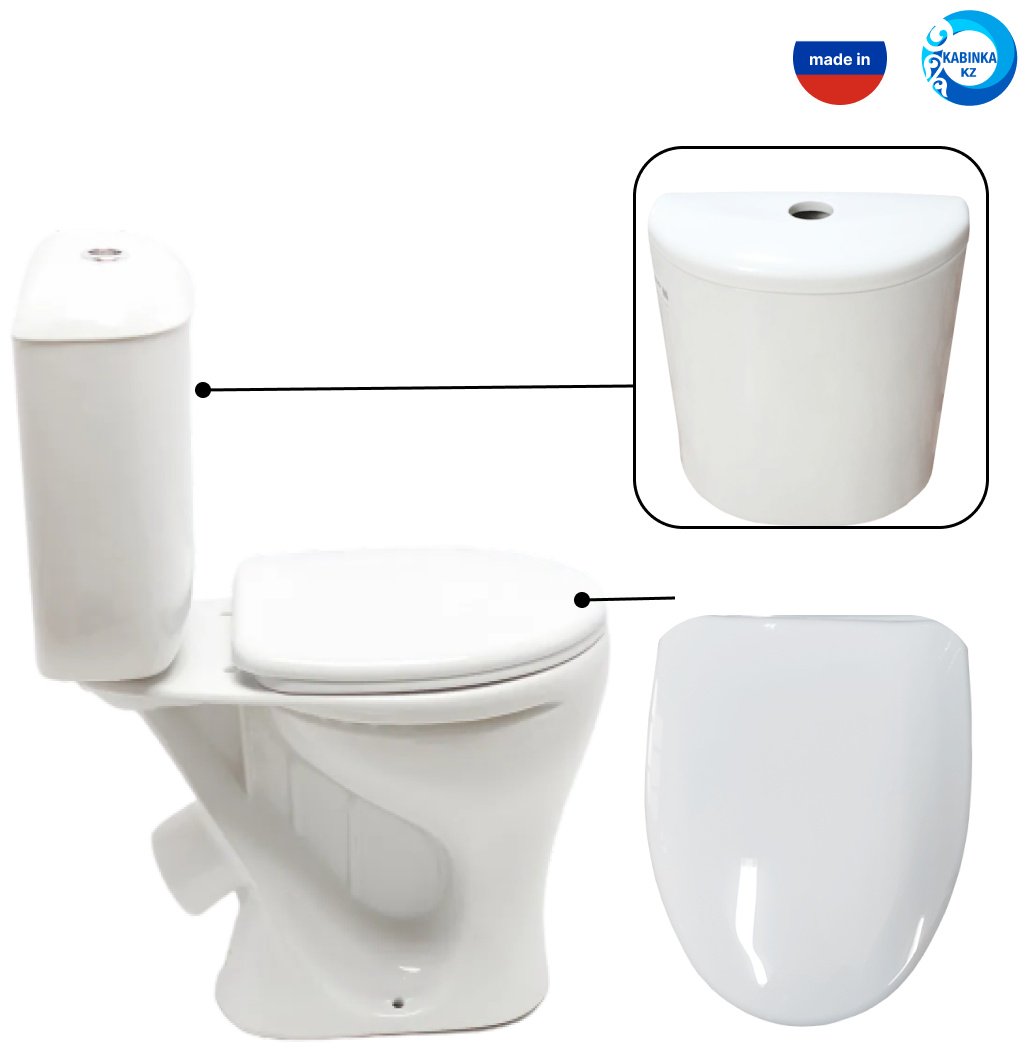 Унитаз-компакт Luxe Luna белый