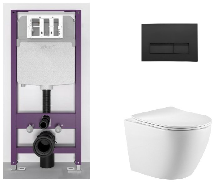 Унитаз Triton Pro Verso VO-1832 белый купить,269600